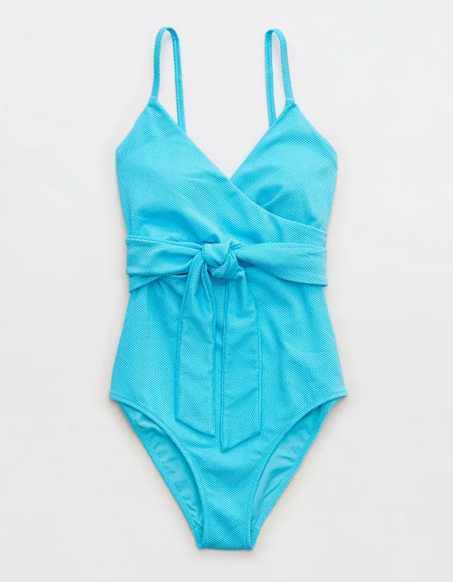 Aerie + Wrap One Piece Swimsuit