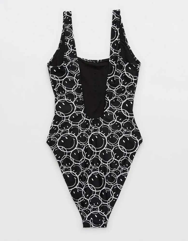 Aerie Smiley® Babewatch Cheekiest One Piece Swimsuit