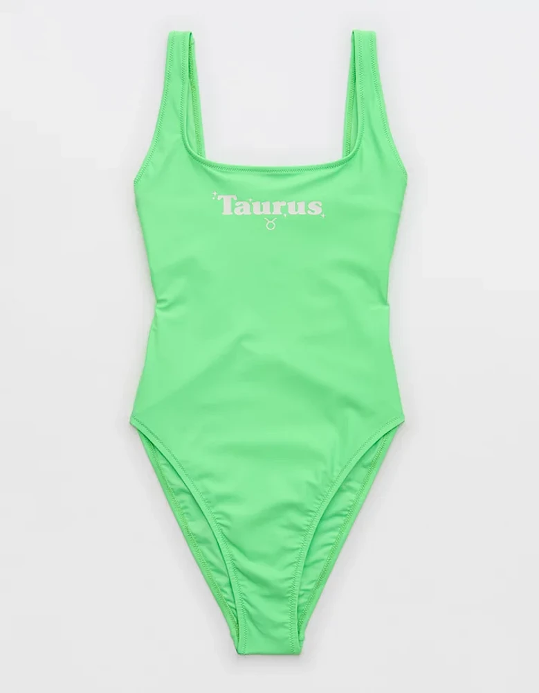 Aerie Astrology Babewatch Cheekiest One Piece Swimsuit