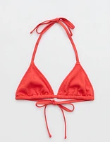 Aerie Crinkle String Triangle Bikini Top