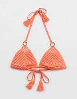 Aerie Crochet String Triangle Bikini Top