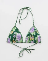 Aerie The Sun-Lover Smocked Bikini Top