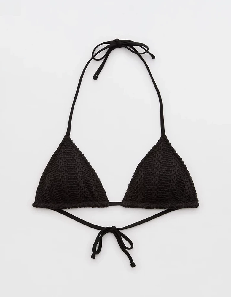 Aerie The Sun-Lover Cloudweave Crochet Bikini Top