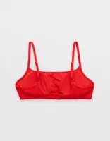 Aerie Crinkle Straight Scoop Bikini Top