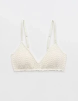 Aerie Cloudweave Crochet Voop Bikini Top