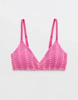 Aerie Cloudweave Crochet Voop Bikini Top