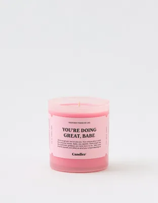 Candier You're Doing Great Babe Candle