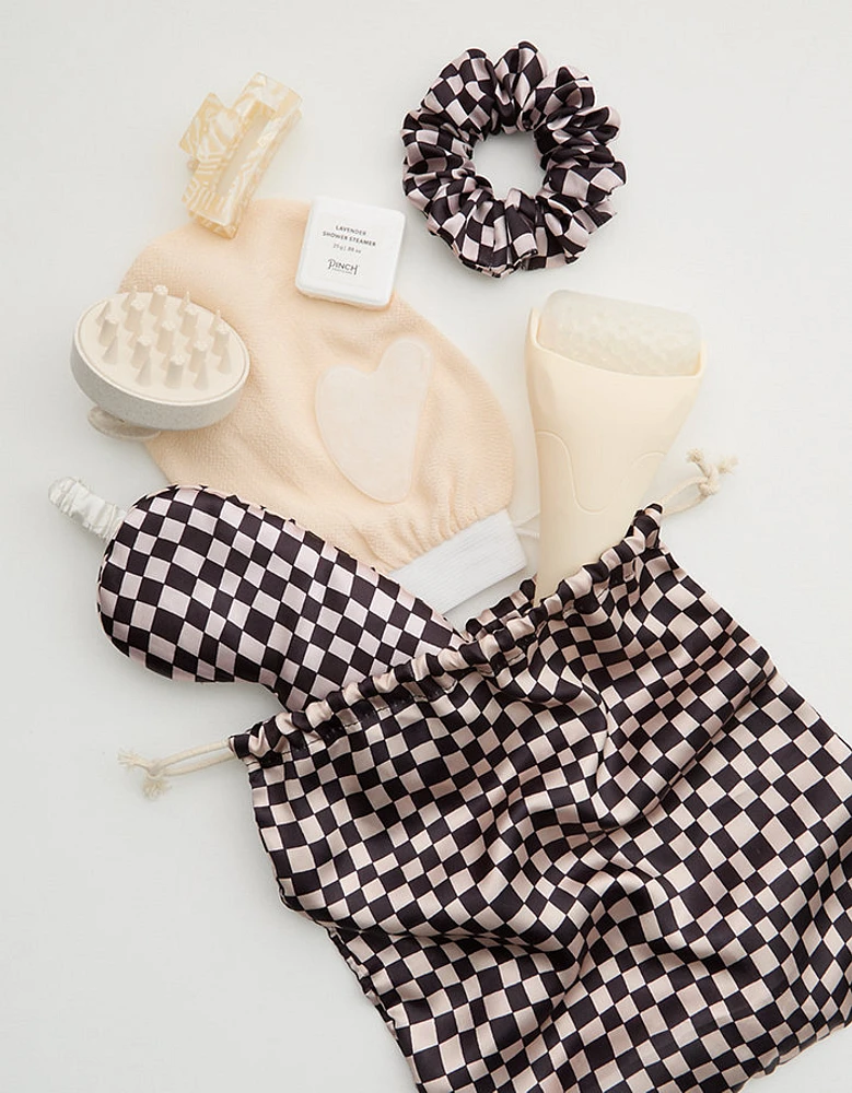 Pinch Linen & Black Super Spa Set