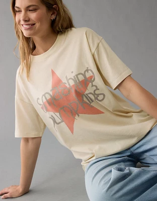 AE Oversized Smashing Pumpkins Graphic T-Shirt