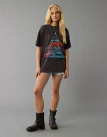 T-shirt surdimensionné à image Def Leppard AE