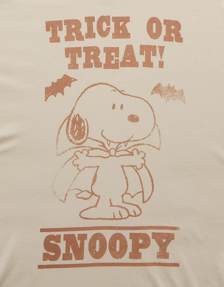 T-shirt surdimensionné à image Snoopy d’Halloween AE