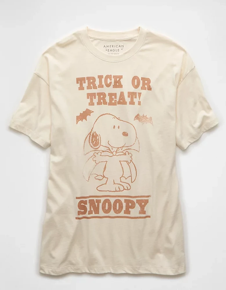 T-shirt surdimensionné à image Snoopy d’Halloween AE