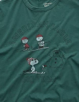 AE Peanuts Holiday Graphic T-Shirt