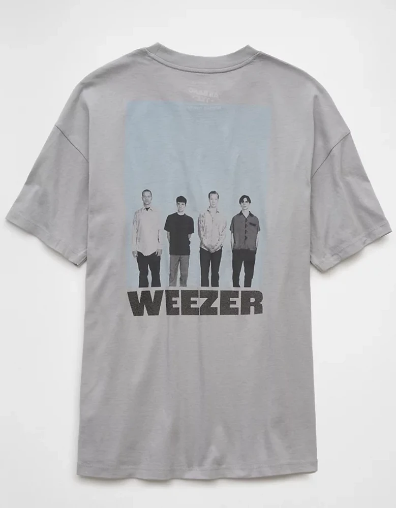 T-shirt surdimensionné à image Weezer AE