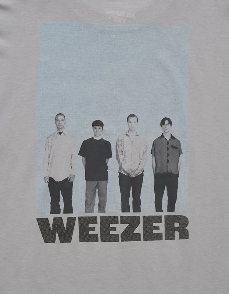 T-shirt surdimensionné à image Weezer AE