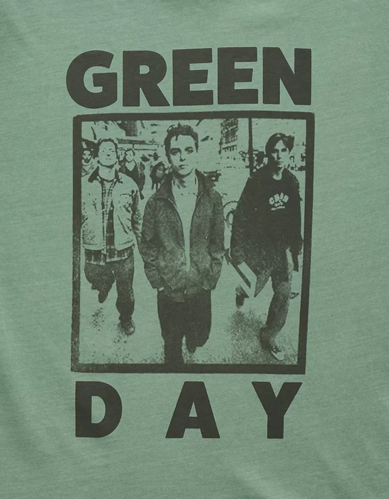 AE Oversized Green Day Graphic T-Shirt