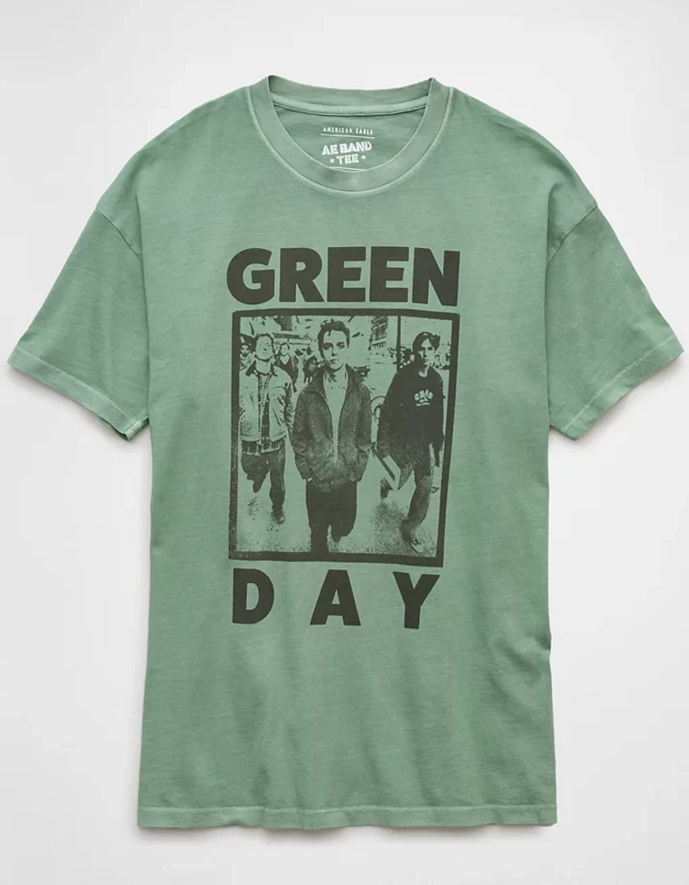 AE Oversized Green Day Graphic T-Shirt