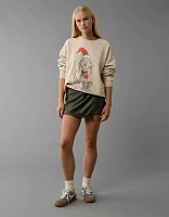 AE Holiday Grinch Graphic Relaxed Crew Neck Sweatshirt