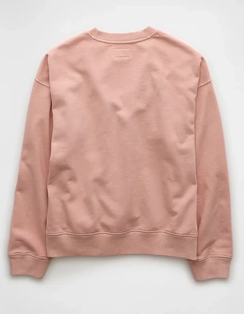 AE Valentine's Day Graphic Relaxed Crew Neck Sweatshirt