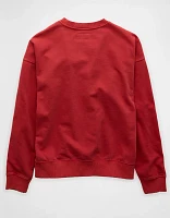 AE Valentine's Day Snoopy Graphic Relaxed Crew Neck Sweatshirt