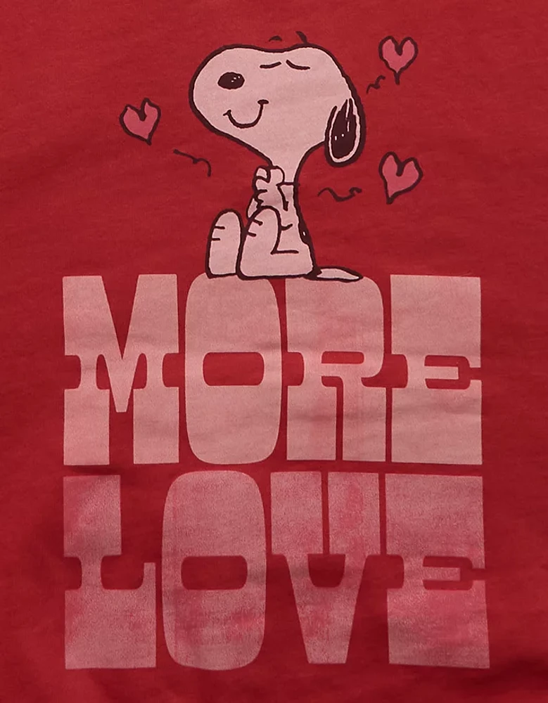 AE Valentine's Day Snoopy Graphic Relaxed Crew Neck Sweatshirt