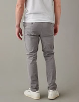 Pantalon kaki ajusté et usé Flex AE