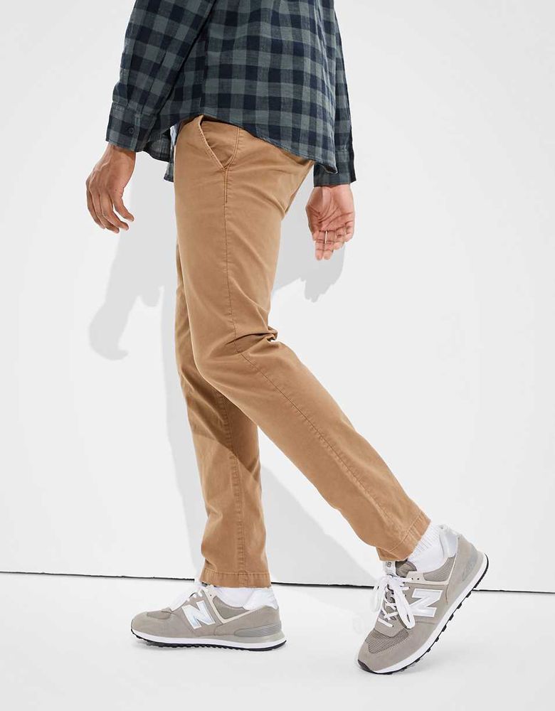 AE Flex Slim Lived-In Khaki Pant