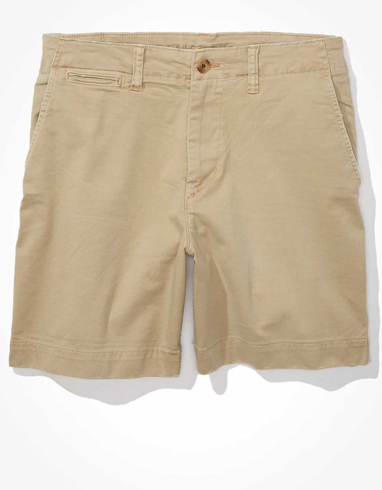 AE Flex 7" Lived-In Khaki Short