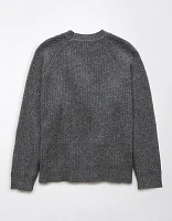 AE Shaker Stitch Crew Neck Sweater