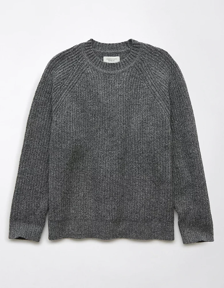 AE Shaker Stitch Crew Neck Sweater