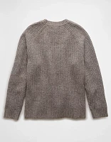 AE Shaker Stitch Crew Neck Sweater