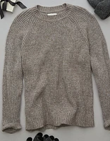 AE Shaker Stitch Crew Neck Sweater