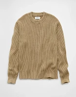 AE Shaker Stitch Crew Neck Sweater