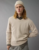 AE V-Neck Bouclé Sweater