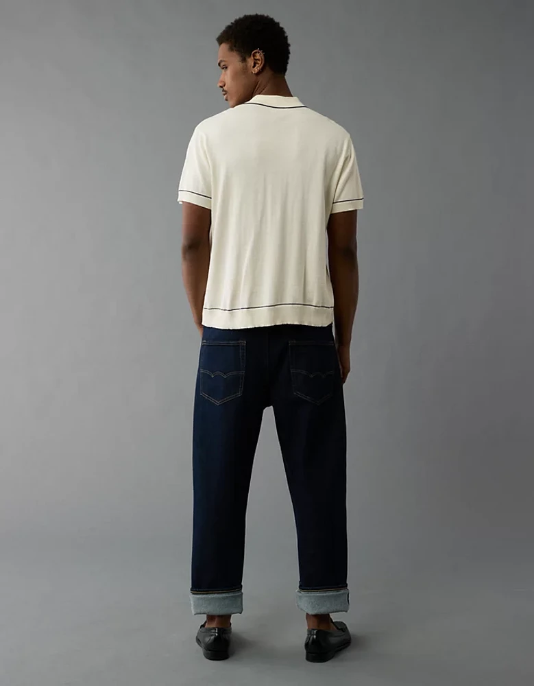 AE Weekend Tipped Sweater Polo Shirt