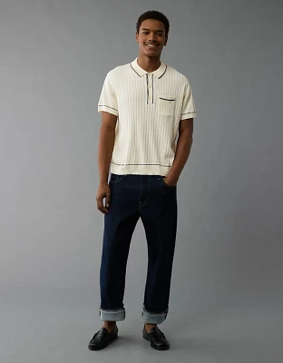 AE Weekend Tipped Sweater Polo Shirt
