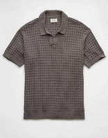 AE Weekend Sweater Polo Shirt