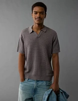 AE Weekend Sweater Polo Shirt