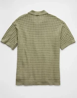 AE Weekend Sweater Polo Shirt