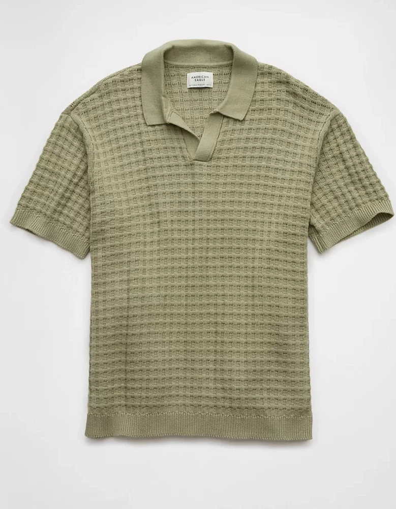 AE Weekend Sweater Polo Shirt