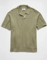 AE Weekend Sweater Polo Shirt