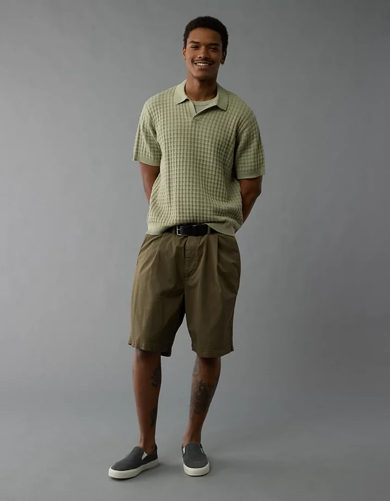AE Weekend Sweater Polo Shirt