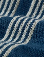 Chemise polo en tricot rayé boutonné Fin de semaine AE