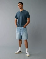 AE Weekend Washed Sweater Polo Shirt