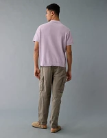 AE Weekend Washed Sweater Polo Shirt