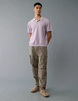 AE Weekend Washed Sweater Polo Shirt