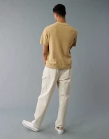 AE Weekend Washed Sweater Polo Shirt