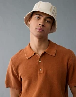 AE Weekend Washed Sweater Polo Shirt