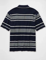 Polo en tricot rayé jersey Fin de semaine AE