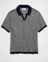 Polo en tricot à imprimé Fin de semaine AE
